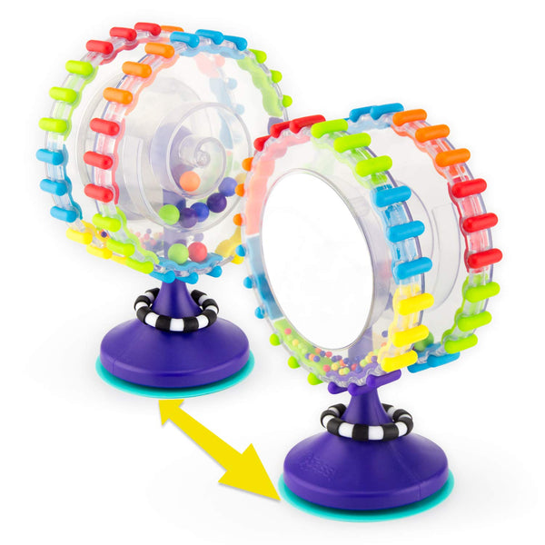 Whimsical Wheel Suction Cup STEM Learning Toy, Age 6+ Months